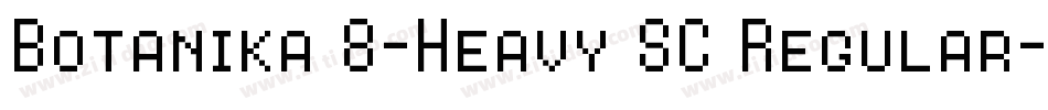 Botanika 8-Heavy SC Regular字体转换